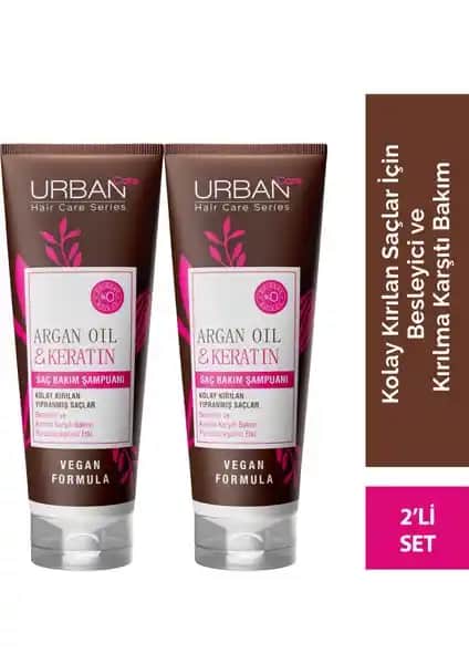 Urban Care Argan Yağı ve Keratin İçeren Şampuan Saç Sağlığını Güçlendiren Doğal Çözüm