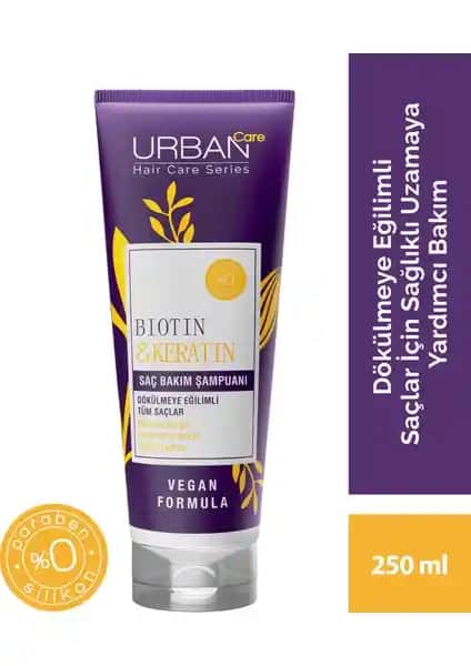 Urban Care Biotin&Keratin Dökülmeye Eğilimli Saçlar İçin Özel Şampuan Özellikleri ve Faydaları