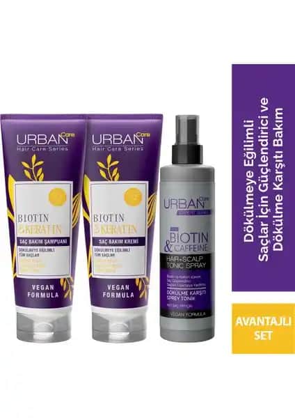 Urban Care Biotin & Keratin Hızlı Uzamaya Karşıtı Saç Bakım Seti İnceleme ve Faydaları