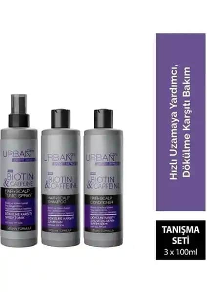 Urban Care Expert Biotin & Kafein Seyahat Seti ile Saç Sağlığını Destekleyen Pratik Çözüm