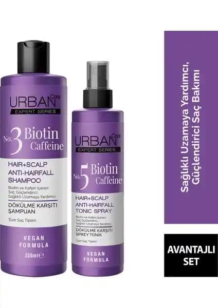 Urban Care Expert Biotin ve Kafein Şampuan ile Saç Sağlığını Güçlendiren Doğal Çözüm