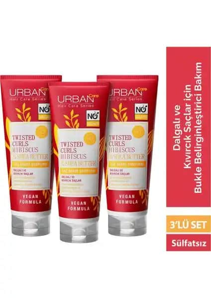 Urban Care Hibiscus & Shea Butter Saç Bakım Şampuanı Kuru ve Elektriklenen Saçlar İçin Doğal Çözüm