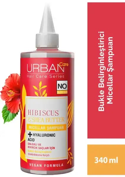 Urban Care Hibiscus ve Shea Butter Kıvırcık ve Dalgalı Saçlar İçin Miselar Şampuanı Ürün İncelemesi