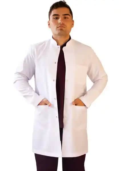 Vayvaylı Hakim Yaka Orta Boy Beyaz Erkek Laboratuvar Önlüğü Özellikleri ve Kullanım Rehberi
