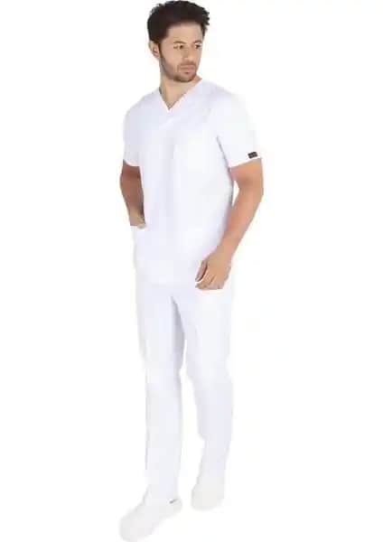 Vehbi Erkek Doktor Hemşire Forması: Kaliteli Alpaka Kumaş ile Konfor ve Dayanıklılık