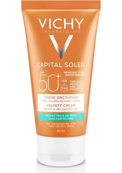 Vichy Capital Soleil SPF50+ Güneş Kremi Kuru ve Hassas Ciltler İçin Koruyucu Özellikleriyle