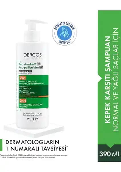Vichy Dercos 2’si 1 Arada Kepek Karşıtı ve Nemlendirici Şampuan Ürün İncelemesi ve Kullanıcı Yorumları