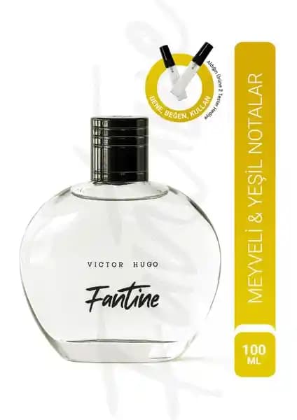 Victor Hugo Fantine EDP 100 ml kadın parfümü ferah ve tutkulu aromasıyla öne çıkar