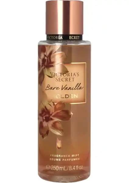 Victoria's Secret Bare Vanilla Golden Vücut Spreyi: Tatlı ve Kalıcı Kokusu ile Şıklık Sunar