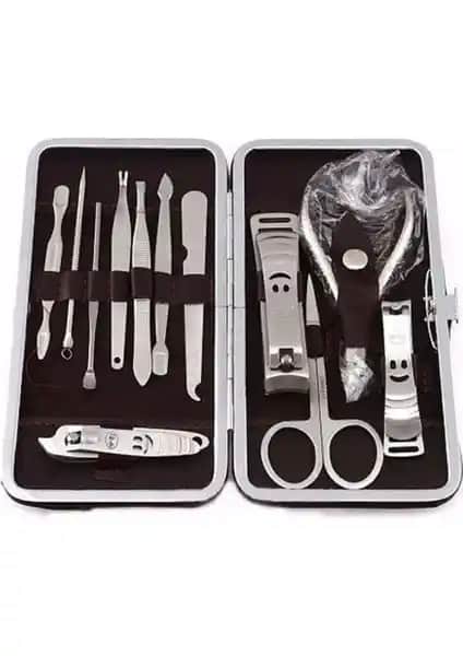 Vk&Vk Tiger Manikür Pedikür Seti 13 Parça Profesyonel ve Ev Kullanımı İçin Uygun