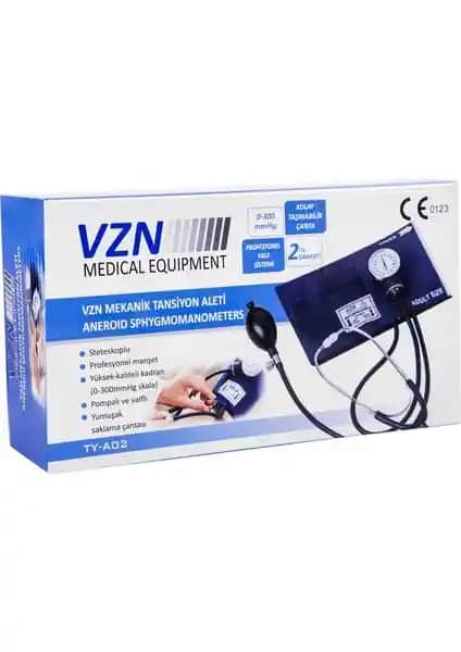 Vzn Mekanik Yetişkin Tansiyon Aleti Aneroid Cırtlı TY-A02 Güvenilir ve Ergonomik Sağlık Cihazı