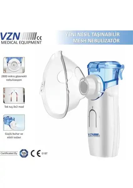 Vzn Yeni Nesil Taşınabilir Mesh Nebülizatör Solunum Destek Cihazı Özellikleri ve Kullanım Avantajları