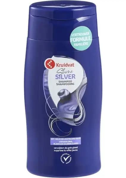 Watsons Kruidvat Shine Silver Şampuan Gri ve Beyaz Saçlar İçin Parlaklık ve Canlılık Sağlar