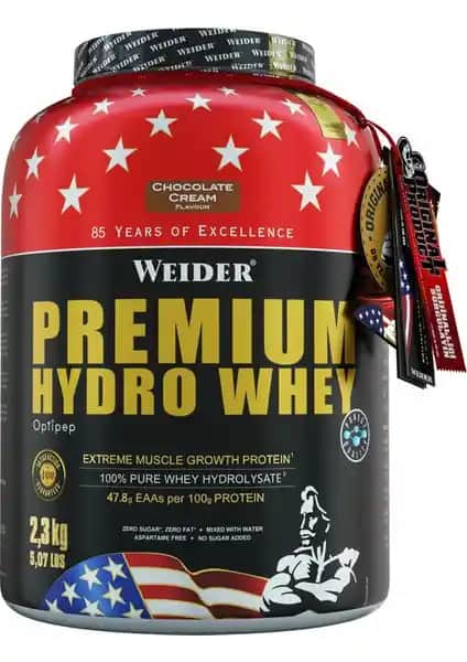 Weider Premium Hydro Whey Protein Tozu: Hızlı Emilim ve Kas Gelişimini Destekleyen Takviye