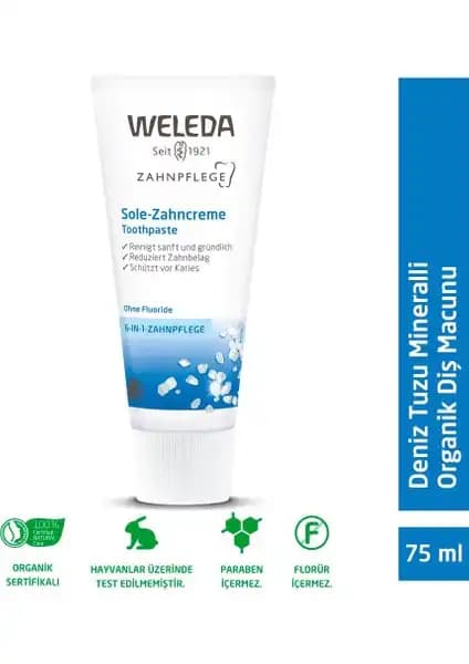 Weleda Deniz Tuzu Mineralli Organik Diş Macunu: Doğal ve Sağlıklı Ağız Bakımı Çözümü