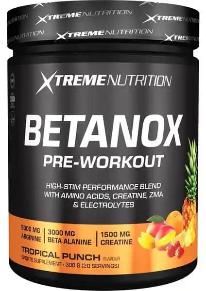 Xtreme Nutrition Betanox Pre Workout Spor Performansını Artıran Güçlü Bir Takviye