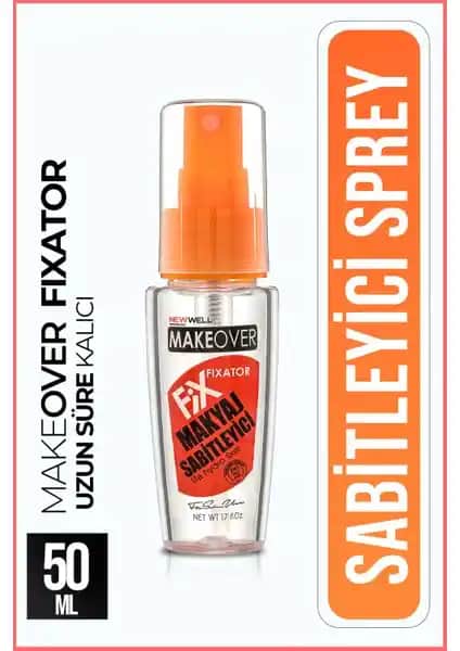 Yeni Well Make Over Makyaj Sabitleyici ile Günlük Makyajınızı Uzun Süre Taze Tutun