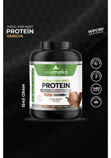 Yeşilmarka Doğal Whey Protein Tozu: Sağlıklı ve Lezzetli Kas Geliştirme Takviyesi