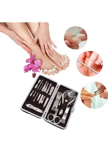 Yopigo Manikür Pedikür Seti: Profesyonel Kalitede 13 Parçalı Bakım Seti