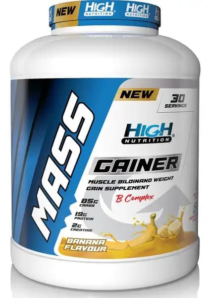 Yüksek Besin Değeriyle Muz Aromalı Mass Gainer 3600 gr Sporcu Takviye Ürünü