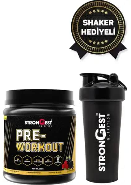 Yüksek Performans İçin Kırmızı Orman Meyvesi Aromalı Güçlü Pre-Workout Takviyesi