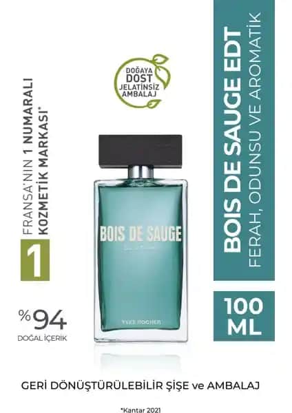 Yves Rocher Bois De Sauge Erkek Edt: Doğal ve Odunsu Ferahlık Sunan Parfüm