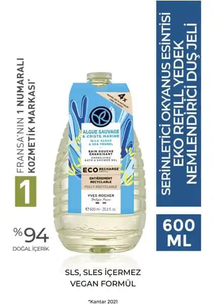 Yves Rocher Eko Refill Duş Jeli: Doğa Dostu Sürdürülebilir Temizlik ve Ferahlık