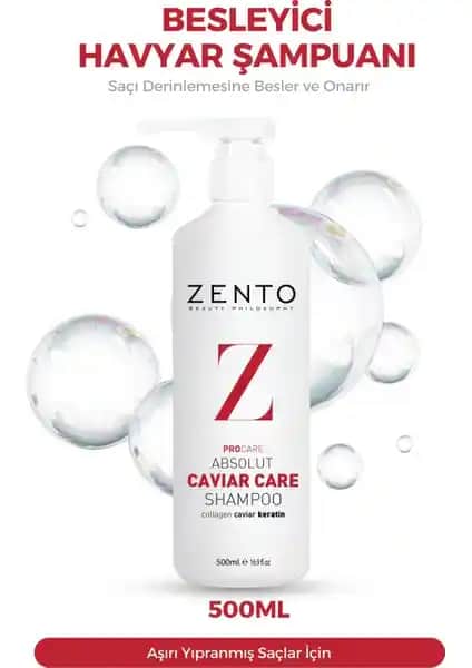 Zento Pro Care Absolut Caviar Bakım Şampuanı: Saçlarınız İçin Lüks ve Güçlendirici Çözüm