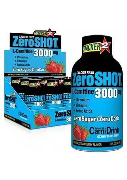 Zeroshot 60 ml 3000 mg L-Karnitin Sporcu ve Aktif Yaşam İçin Enerji Takviyesi