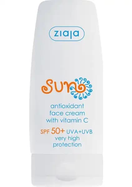 Ziaja Antioxidant Yüz Kremi SPF50+C Güneş Koruyucu ve Cilt Bakım Ürünü
