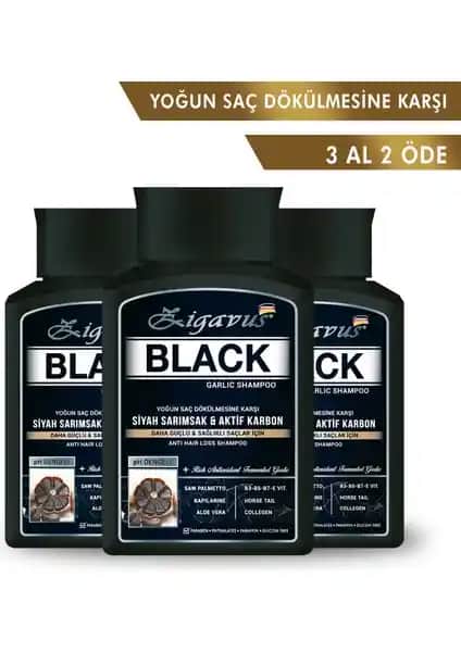 Zigavus Siyah Sarımsaklı Şampuan Saç Dökülmesine Karşı Doğal Çözüm Sunar