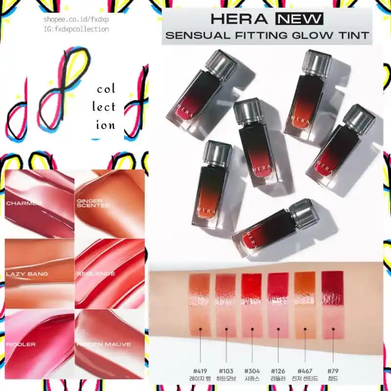 Hera Sensual Fitting Glow Tint: Nemlendiren ve Kalıcı Doğal Dudak Renkleri