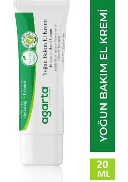 Agarta Yoğun Nemlendirici El Kremi: Doğal İçeriklerle Güçlü ve Hızlı Emilim Sağlayan Bakım Ürünü