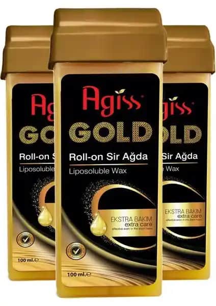 Agiss S Roll-On Sir Ağda 100 ml Gold - Pratik ve Etkili Tüy Alma Çözümü
