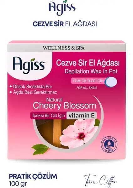 Agiss Tüm Ciltler İçin 100Gr Cezve Sir Ağda: Doğal, Etkili ve Hassas Kullanım Rehberi