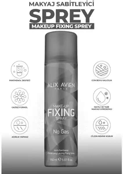 Alix Avien Fixing+ Makyaj Sabitleyici Sprey ile Gün Boyu Taze ve Işıltılı Makyaj Deneyimi