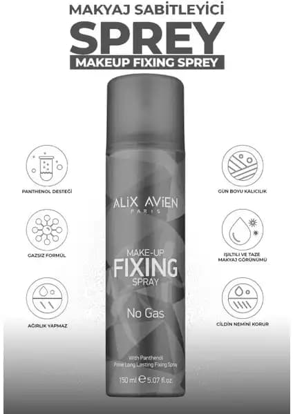 Alix Avien Fixing+ Makyaj Sabitleyici Sprey ile Gün Boyu Taze ve Işıltılı Makyaj Deneyimi