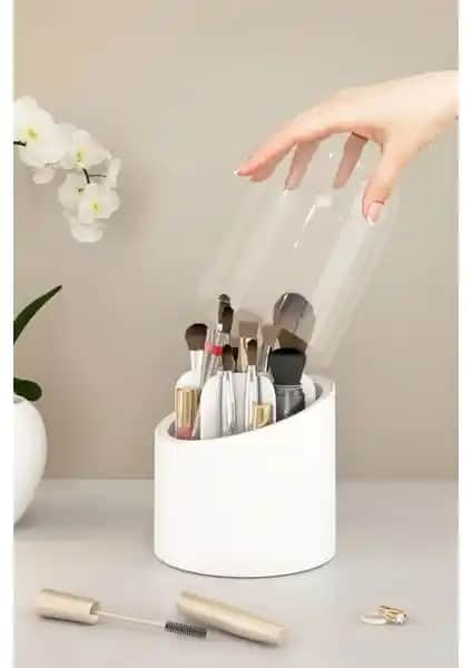 Apexel Deluxe Makyaj Fırçası ve Kozmetik Düzenleyici: Şık ve Dayanıklı Makyaj Organizatörü