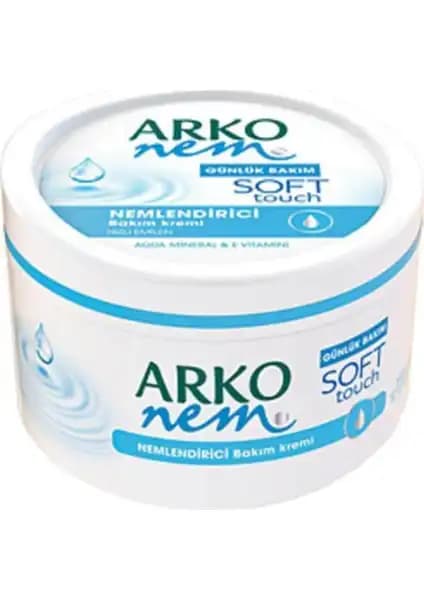 Arko Nem Krem Soft Touch 200 ml: Günlük Cilt Bakımı İçin Hafif ve Etkili Nemlendirme Çözümü