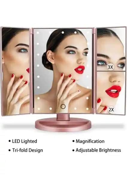 Asfal Büyüteçli 22 LED Işıklı Katlanabilir Makyaj Aynası İnceleme ve Kullanıcı Yorumları