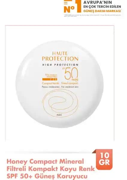 Avene Compact Dore SPF 50+ Koyu Renk Hassas Ciltler İçin Yüksek Koruma Çözümü
