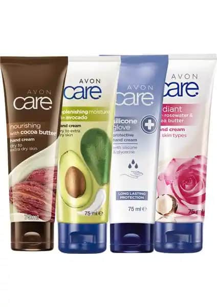 Avon El Kremi Paketi Kakao, Avokado ve Gül Özleriyle Günlük Cilt Bakımı