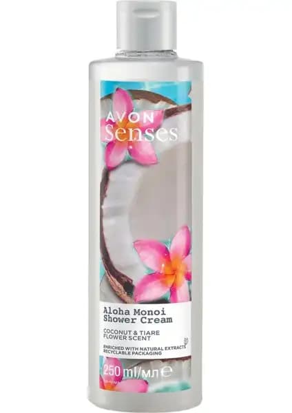 Avon Senses Aloha Monoi Tiare Çiçeği ve Hindistan Cevizi Kokulu Duş Jeli Özellikleri ve Kullanıcı Yorumları