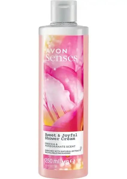 Avon Senses Sweat & Joyful Frezya ve Nar Kokulu Krem Duş Jeli Özellikleri ve Kullanıcı Yorumları