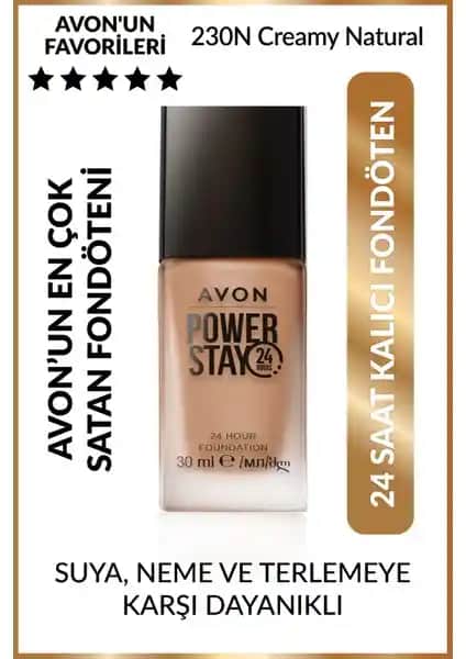 Avon True Power Stay Fondöten 24 Saat Kalıcılık ve Suya Dayanıklılık Özelliğiyle