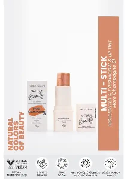 Bade Natural Çok Amaçlı Stick: Doğal ve Çok Fonksiyonlu Makyaj Ürünü