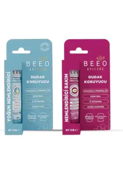 BEE'O Dudak Koruyucu Paketi: Doğal ve Güvenilir Dudak Bakım Çözümü