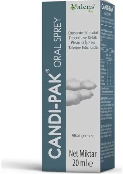 Bestlak Candi-Pak Ağız İçi Bakım Sprey 20 Ml Doğal ve Etkili Ağız Sağlığı Destekçisi