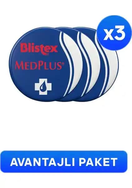 Blistex 3'lü Yoğun Dudak Bakım Kremi Kuruyan ve Çatlayan Dudaklar İçin Güvenilir Çözüm