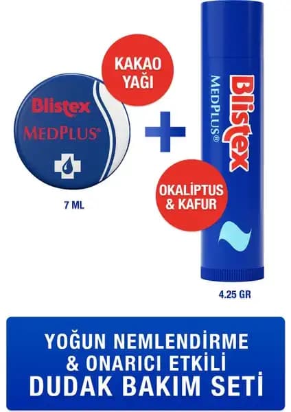 Blistex Medplus Dudak Koruyucu: Yüksek Nemlendirme ve Hızlı Onarım Özellikleri